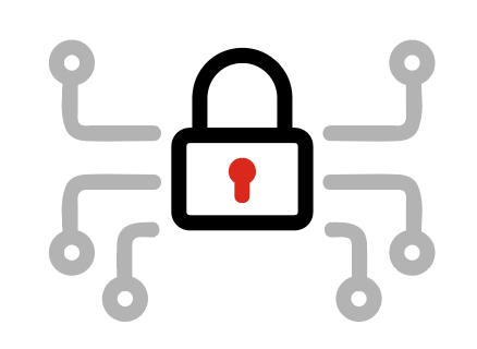 graphic of secure lock